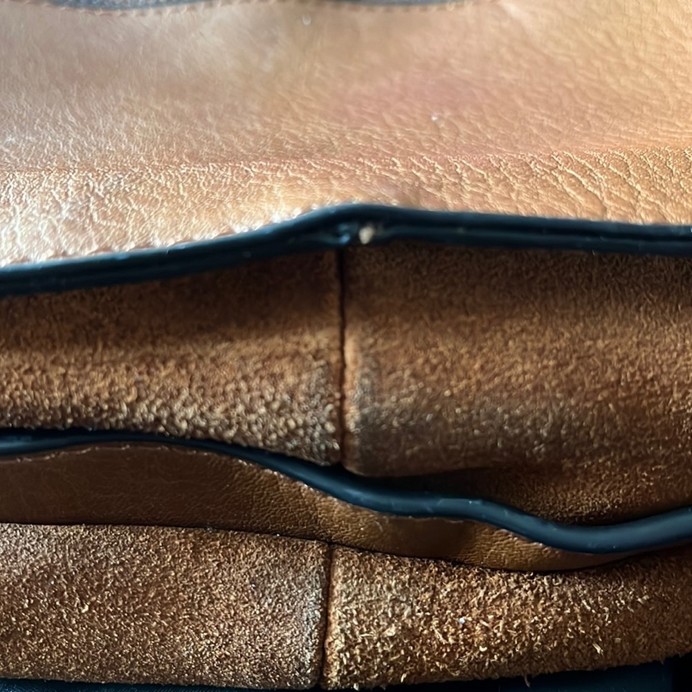 LA DIVA Suede & Leather Crossbody Bag - Picture 5 of 14